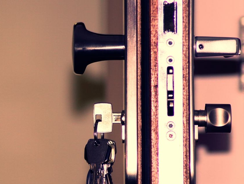 Door hardware and keys